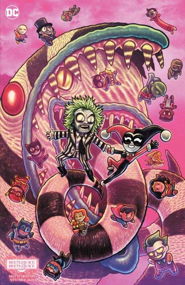 Gotham City Sirens (2024) #2 (Of 4) Cover G Dan Hipp Beetlejuice Card Stock Variant