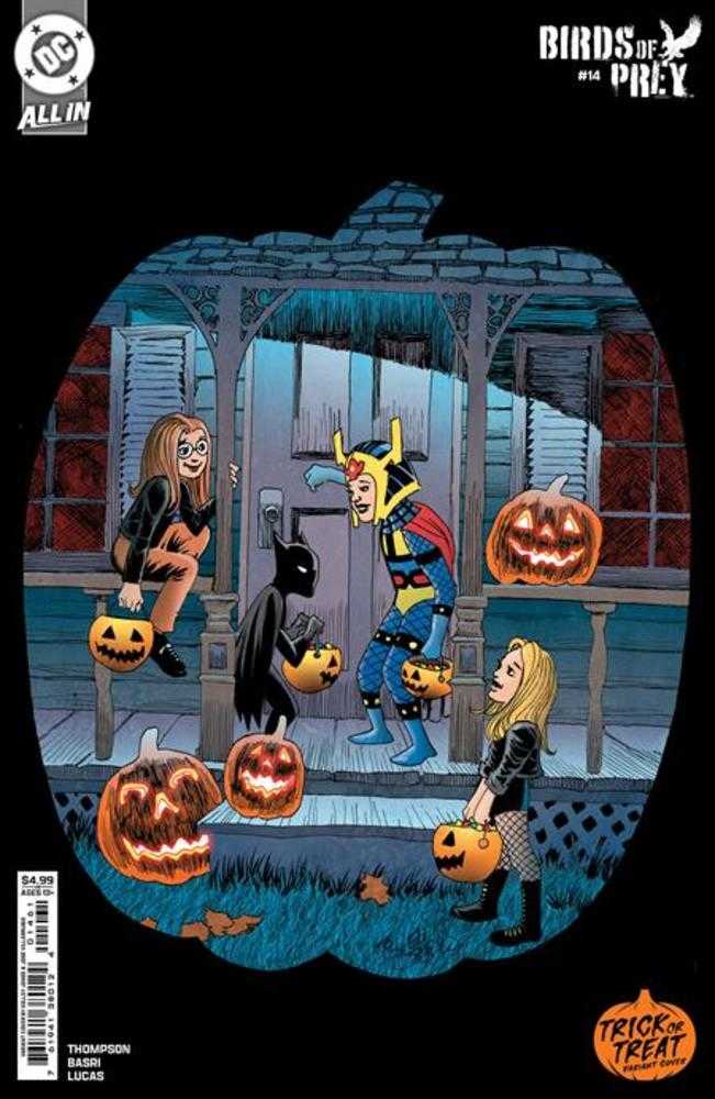 Birds Of Prey (2023) #14 Cover D Kelley Jones Trick Or Treat Card Stock Variant