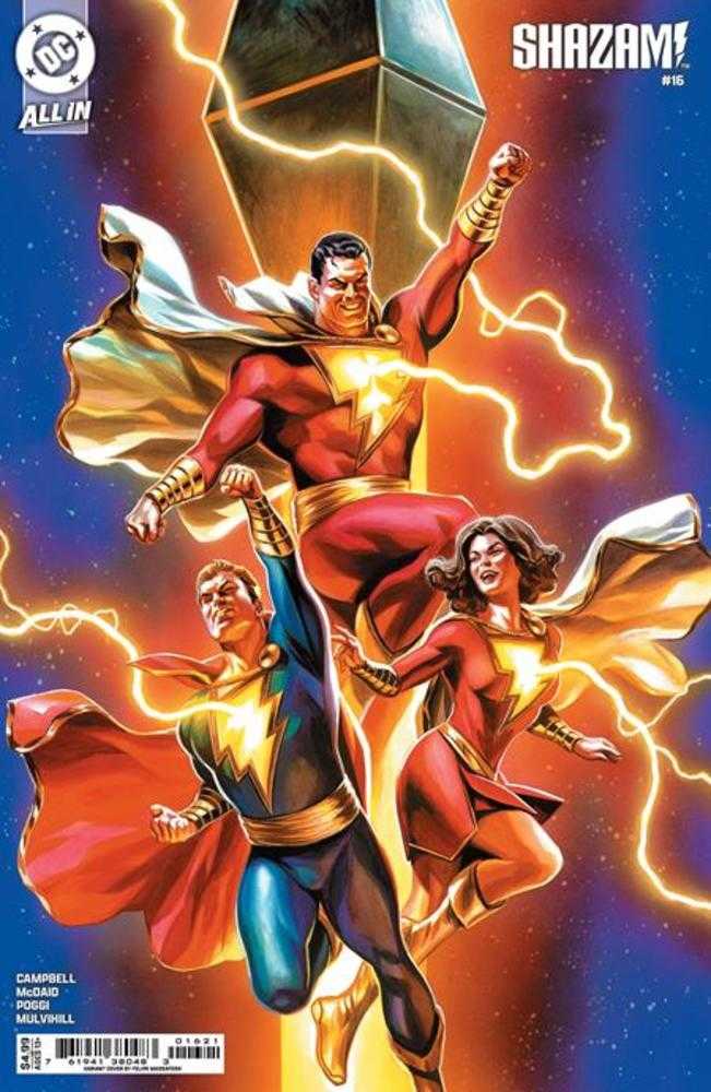 Shazam (2023) #16 Cover B Felipe Massafera Card Stock Variant