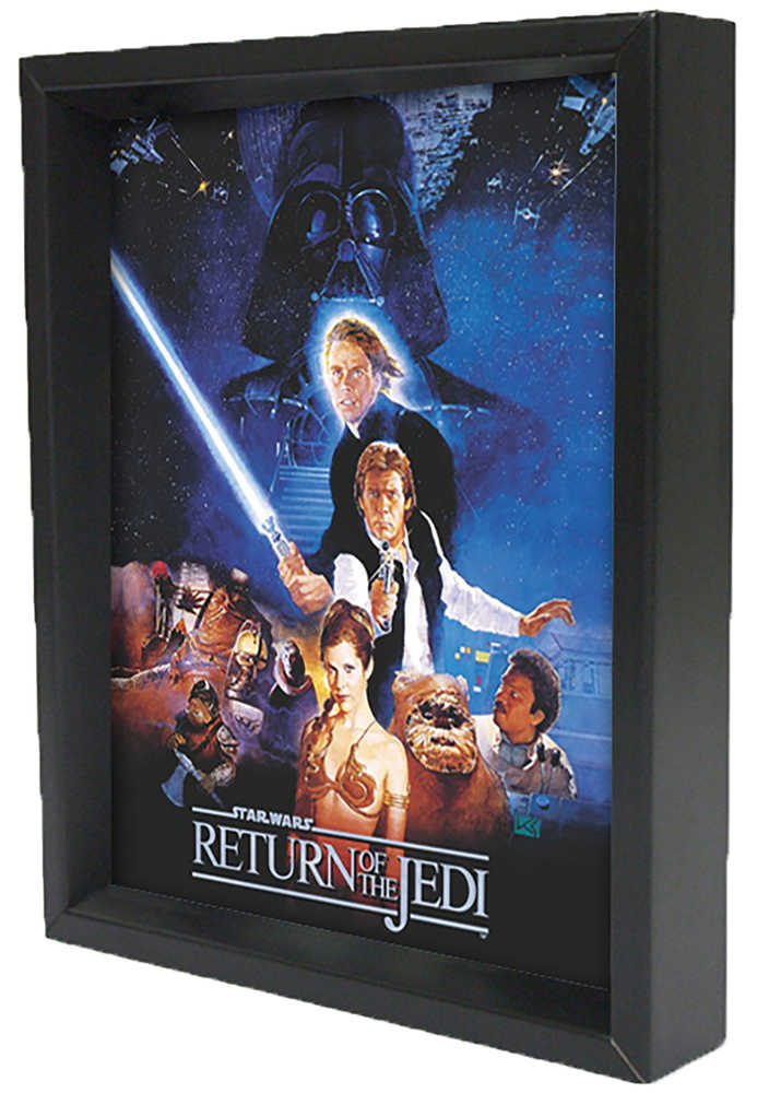 Star Wars Rotj 3D Lenticular Shadow Box