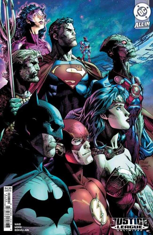 Justice League Unlimited (2025) #1 Cover B Jim Lee Card Stock Variant