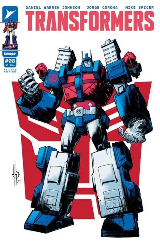 Transformers (2023) #8 Variant (2nd Print) Cover B Jason Howard Autobot Variant