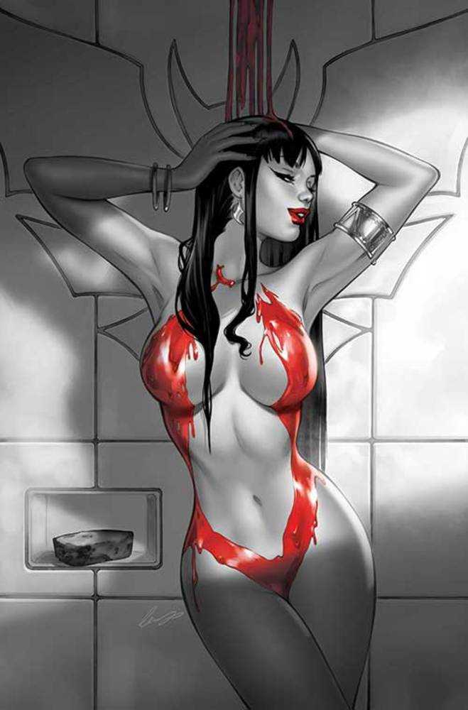 Vampirella #672 Cover N (1:7) FOC Chatzoudis Black & White Virgin Variant Edition