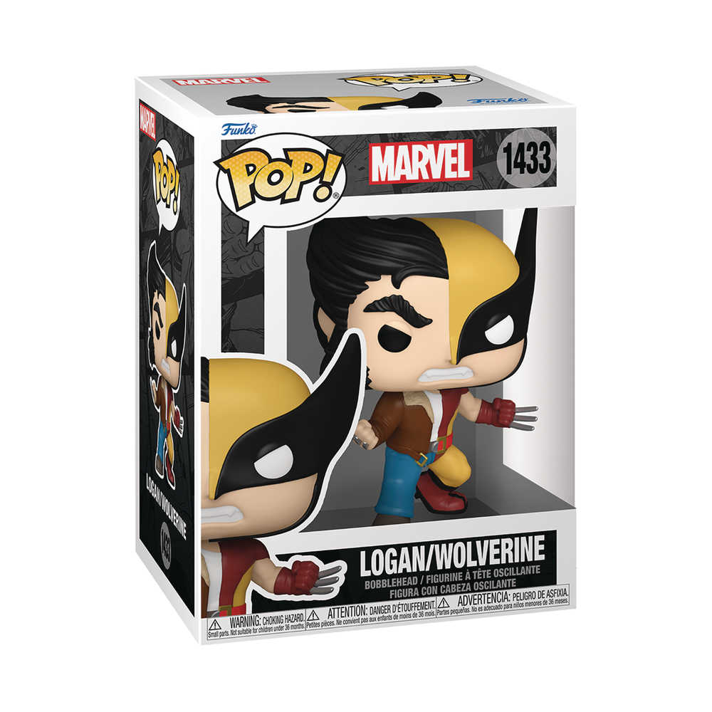 Pop Marvel Split Wolverine/Logan Vinyl Figure