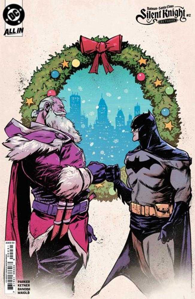 Batman Santa Claus Silent Knight Returns #2 (Of 5) Cover C (1:25) Sanford Greene Card Stock Variant