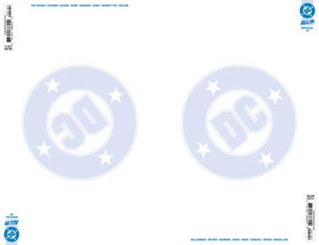 DC All In Special #1 (One Shot) 2nd Print Cover B Blank Variant (Out of Print) <OFC>
