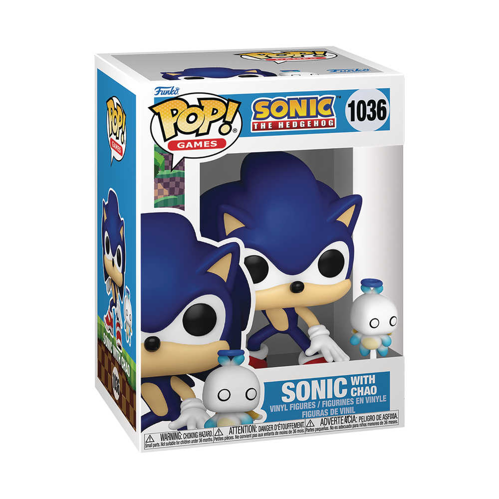 Pop & Buddy Sonic Sonic with Chao Vinyl Figure