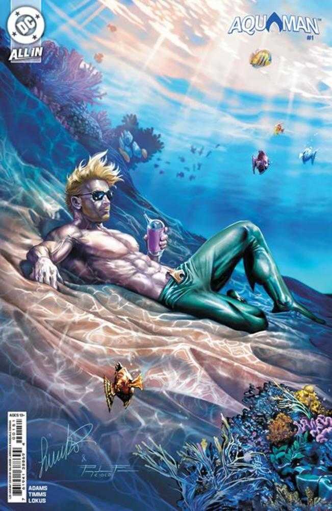 Aquaman (2025) #1 Cover F (1:25) Salvador Larroca Card Stock Variant