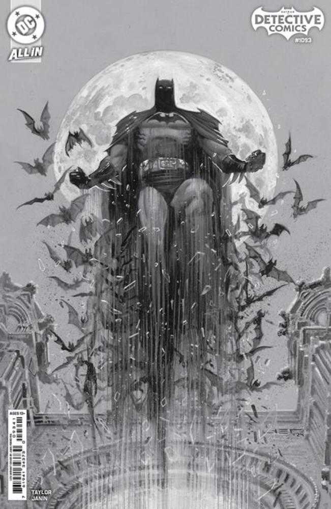 Detective Comics #1093 Cover D (1:25) Juan Ferreyra Black & White Card Stock Variant