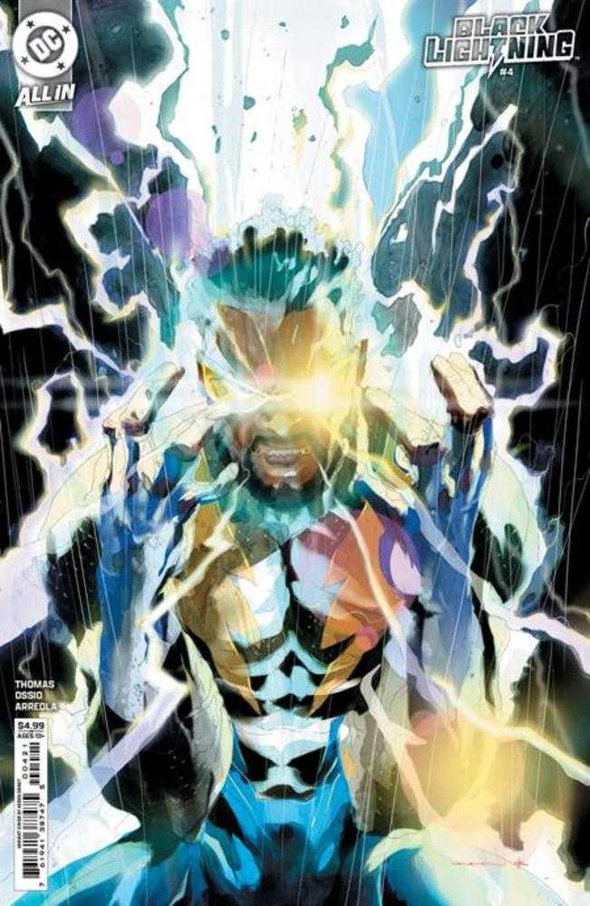 Black Lightning (2025) #4 Cover B Keron Grant Card Stock Variant