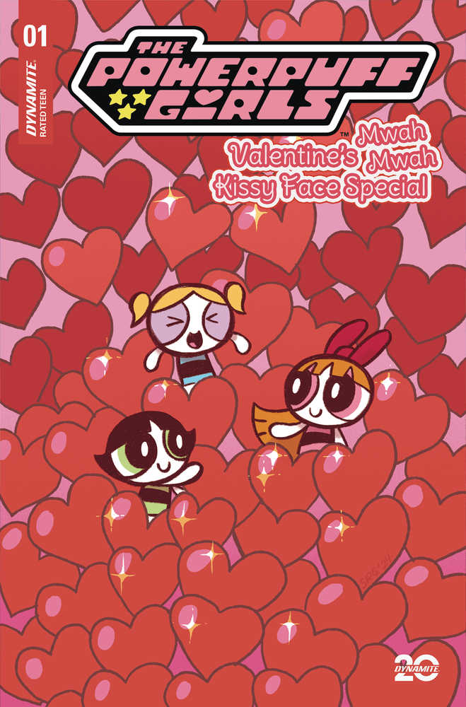 Powerpuff Girls Valentines Kissy Face Special #1 Cover C Ganucheau