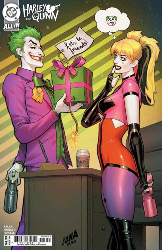 Harley Quinn (2021) #50 Cover D David Nakayama April Fools Card Stock Variant