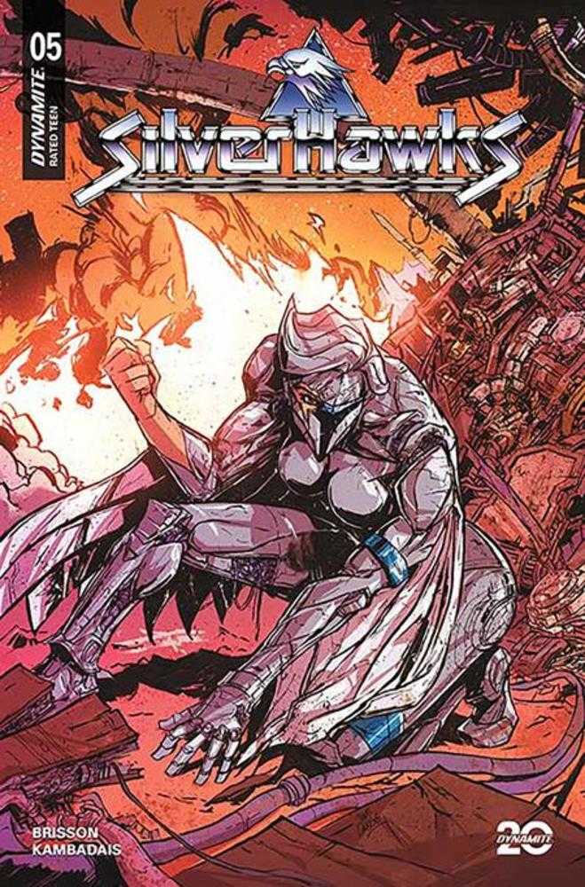 Silverhawks #5 Cover J (1:10) David Cousens Battle Damage Original Variant