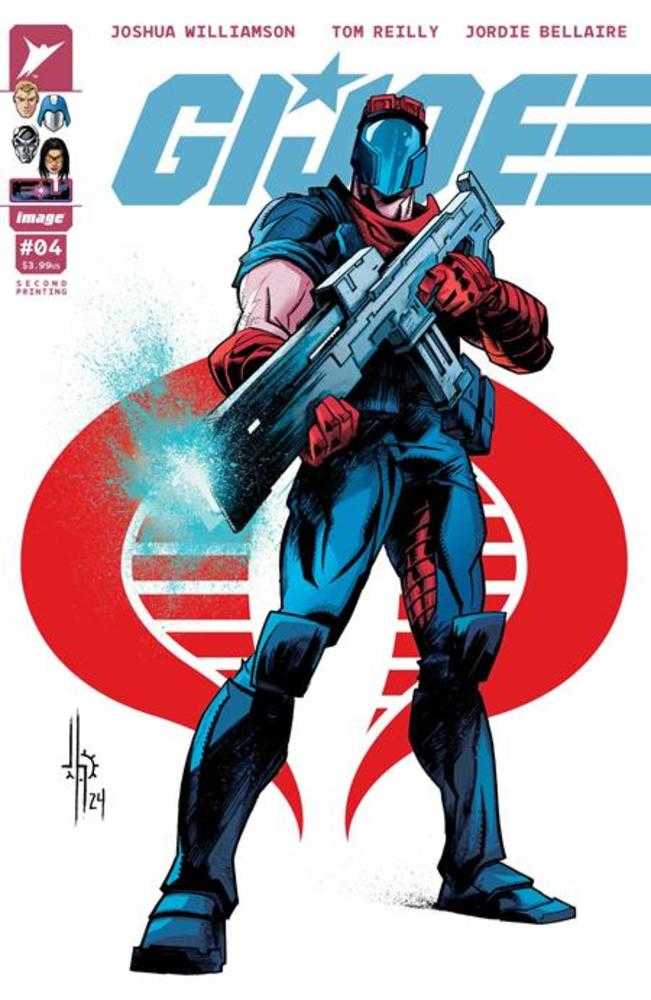 G.I. Joe (2024) #4 Variant (2nd Print) Cover B Jason Howard Cobra Variant
