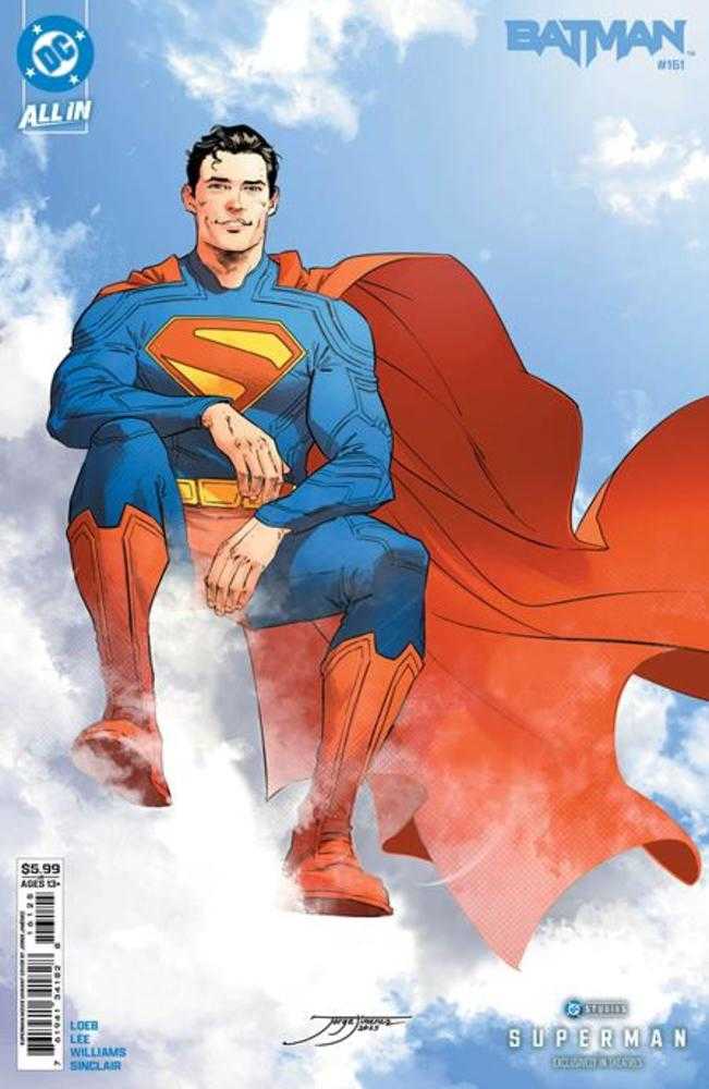 Batman (2016) #161 Cover J Jorge Jimenez Superman Movie Card Stock Variant
