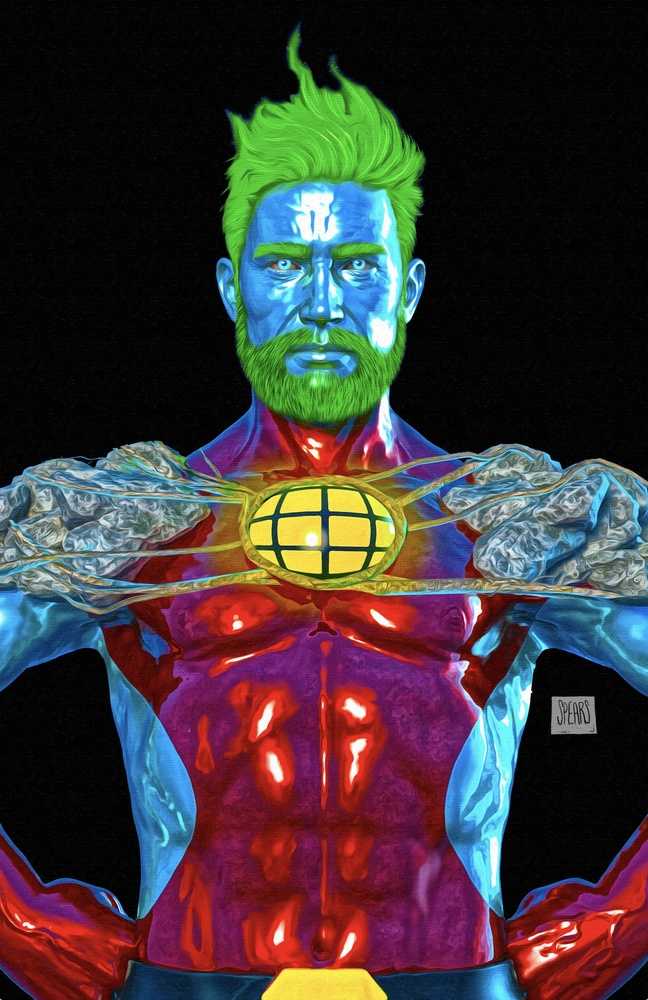 Captain Planet #1 Cover W FOC (1:10) Spears Black Virgin Variant Edition