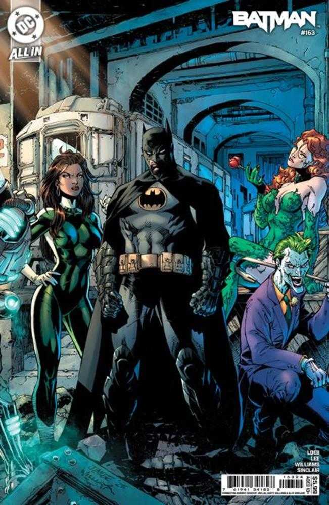 Batman (2016) #163 Cover B Jim Lee & Scott Williams Batman Connecting Middle Card Stock Variant