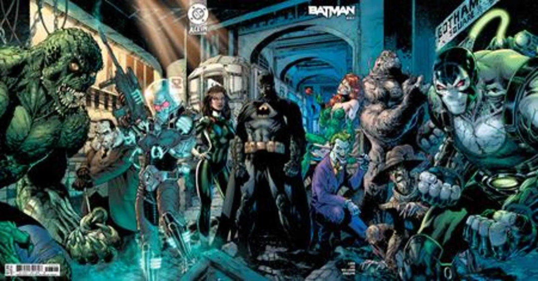 Batman (2016) #163 Cover E Jim Lee & Scott Williams Batman Connecting Gatefold Variant