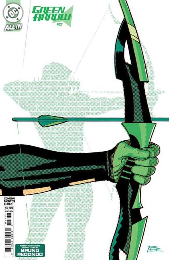 Green Arrow (2023) #27 Cover C Bruno Redondo Artist Spotlight Card Stock Variant