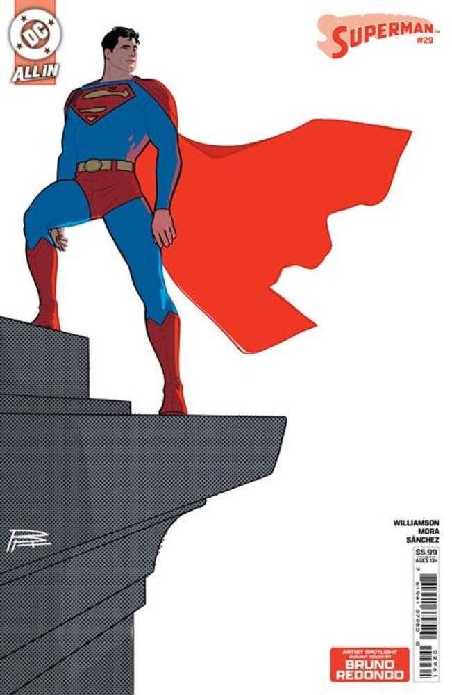 Superman (2023) #29 Cover E Bruno Redondo Artist Spotlight Card Stock Variant
