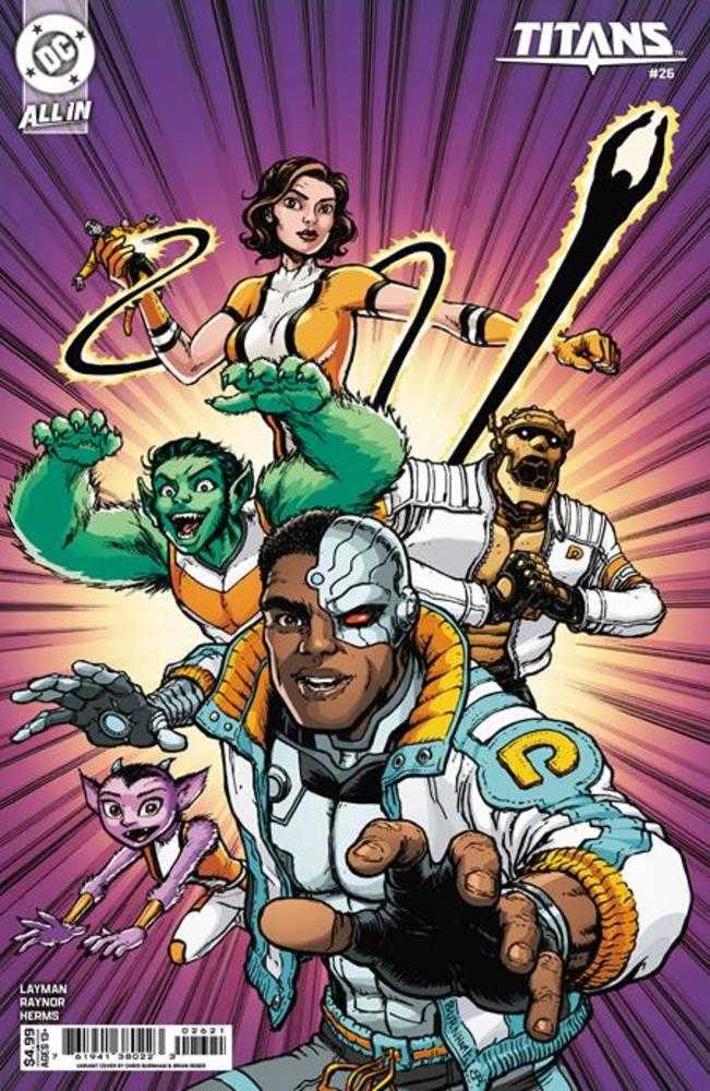 Titans (2023) #26 Cover B Chris Burnham Card Stock Variant