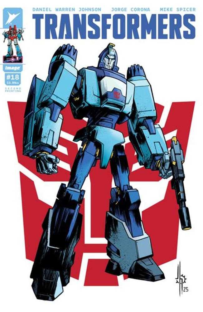 Transformers (2023) #18 Variant (2nd Print) Cover B Jason Howard Autobot Edition