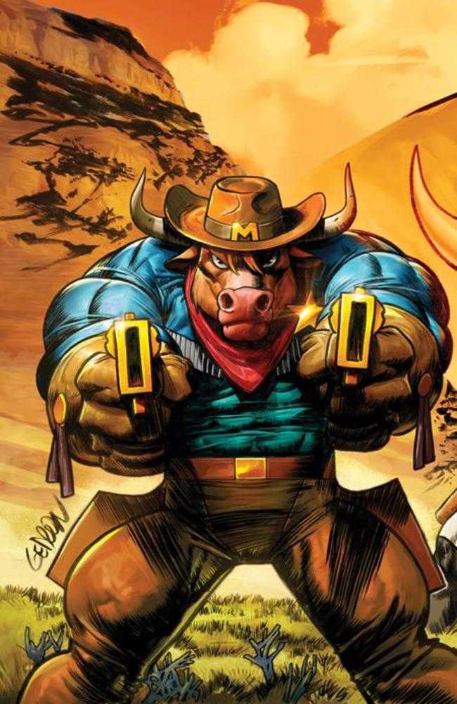 Wild West Cow Boys Of Moo Mesa #1 (Of 4) Cover G (1:10) Juan Gedeon Interlocking Full Art Virgin Variant