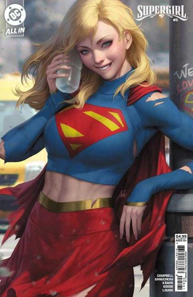 Supergirl (2025) #5 Cover B Stanley Artgerm Lau Card Stock Variant