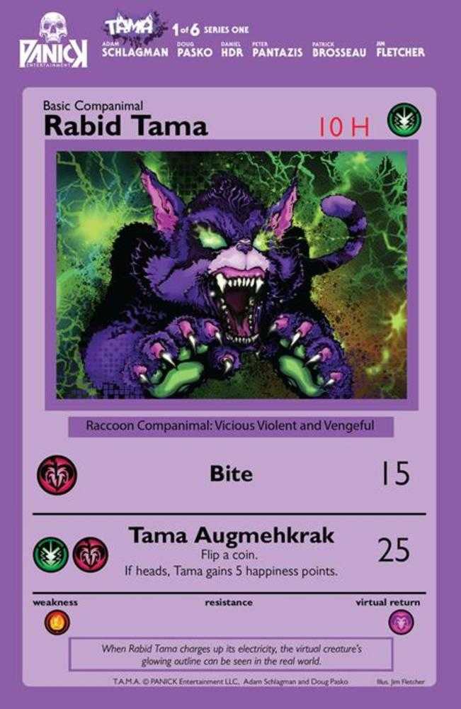 Tama #1 (Of 6) Variant (2nd Print) Cover B Jim Fletcher Vicious Violent And Vengeful Tama Variant