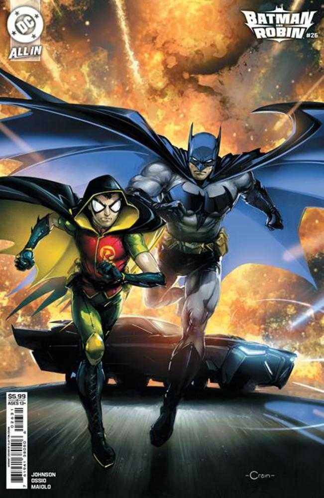 Batman And Robin (2023) #26 Cover C Clayton Crain Card Stock Variant