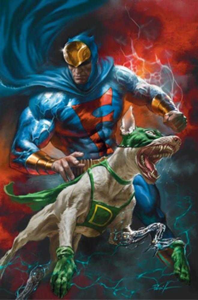 Blue Falcon & Dynomutt #2 Cover I (1:15) Lucio Parrillo Full Art Virgin Variant