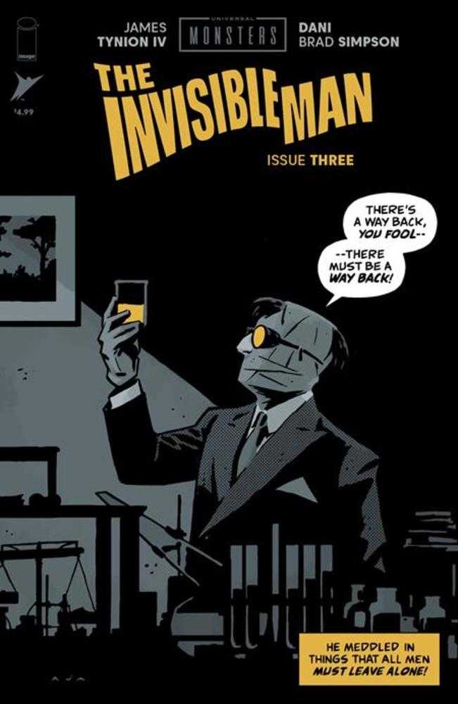 Universal Monsters The Invisible Man #3 (Of 4) Cover C (1:10) David Aja Pulp Variant