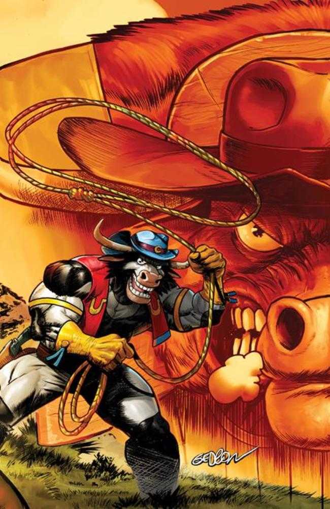 Wild West Cow Boys Of Moo Mesa #2 (Of 4) Cover D (1:10) Juan Gedeon Interlocking Full Art Virgin Variant