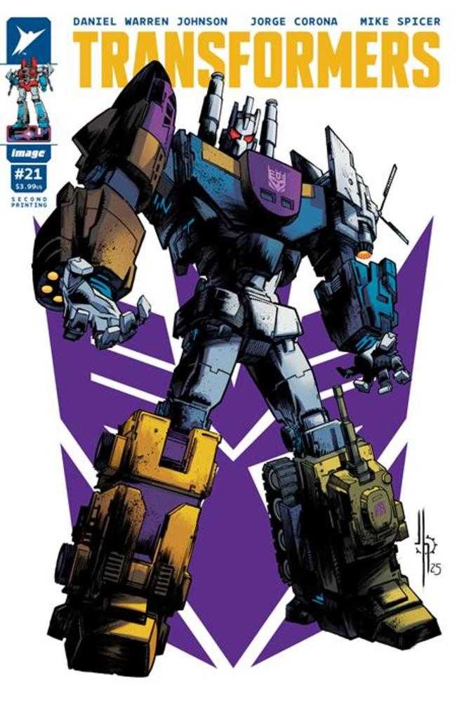 Transformers (2023) #21 Variant (2nd Printing) Cover A Jason Howard Decepticon Cover