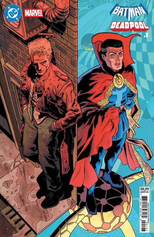 DC Marvel Batman Deadpool #1 (One Shot) Cover P Hayden Sherman Constantine Dr Strange Card Stock Variant (PRE-ORDER)