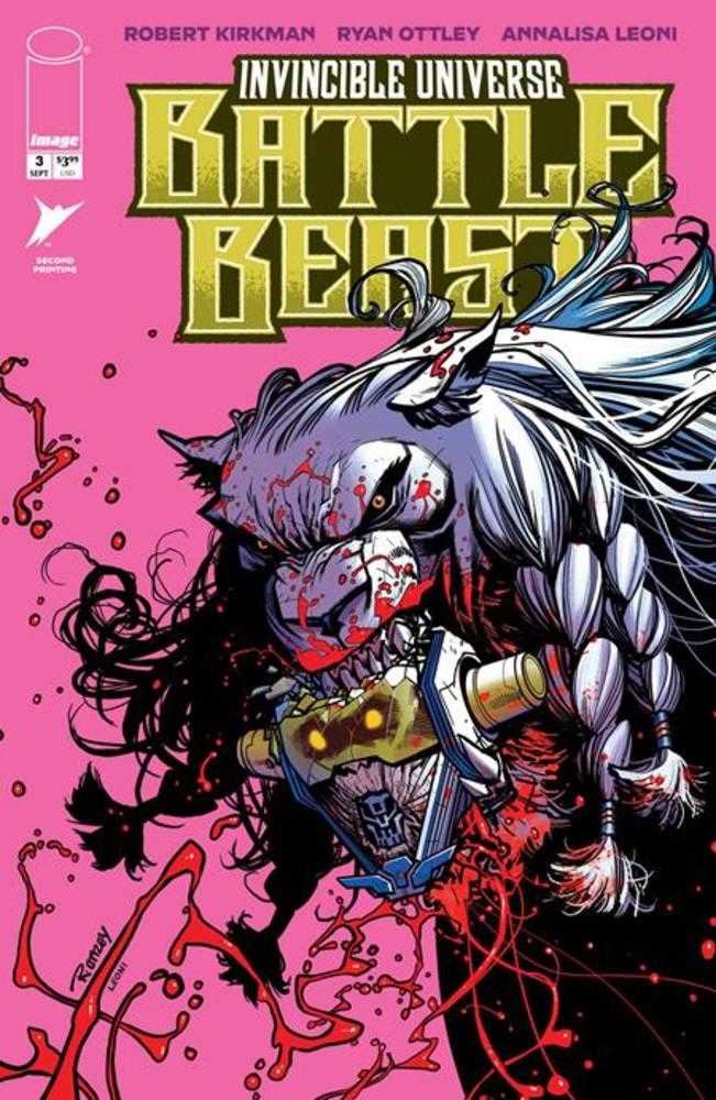 Invincible Universe Battle Beast #3 Variant (2nd Printing) Cover B
