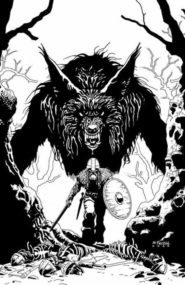 Viking Moon #1 (Of 5) Cover E (1:25) Marcelo Frusin Inks Virgin Variant