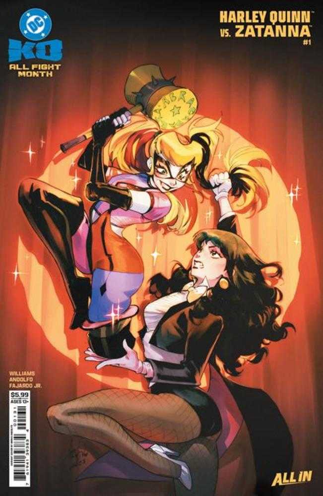 DC K.O. Harley Quinn vs Zatanna #1 (One Shot) Cover D Mirka Andolfo Card Stock Variant