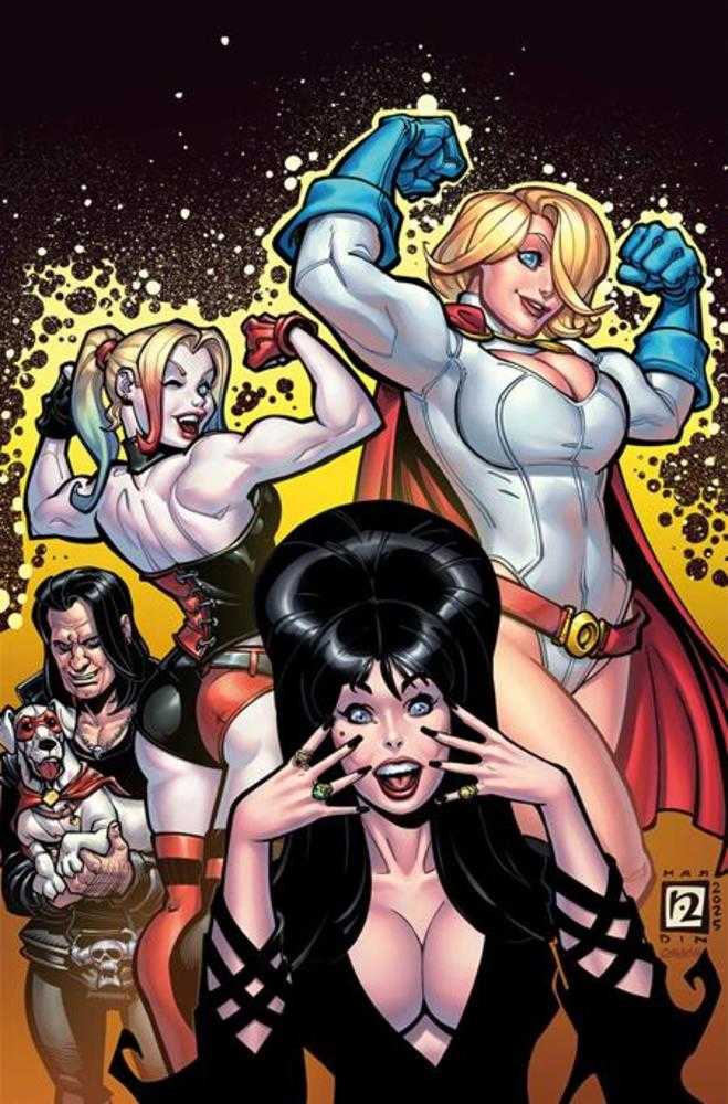 Harley Quinn X Elvira #3 Cover J (1:15) Chad Hardin Full Art Virgin Variant