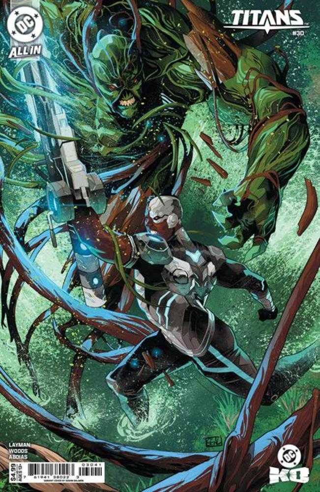Titans (2023) #30 Cover D Edwin Galmon Card Stock Variant (DC K.O.)