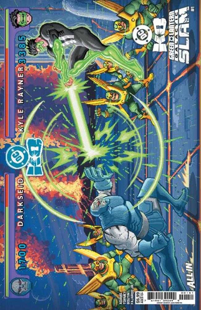 DC K.O. Green Lantern Galactic Slam #1 (One Shot) Cover E Juan Ferreyra Wraparound Card Stock Variant (Out of Print)