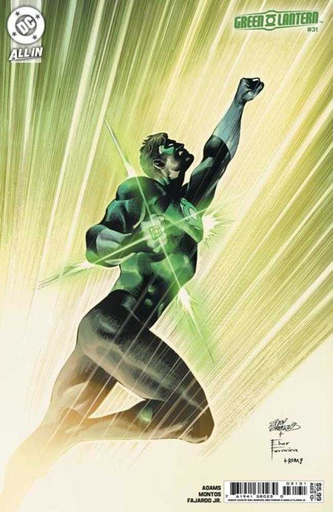 Green Lantern (2023) #31 Cover C Eddy Barrows & Eber Ferreira Card Stock Variant