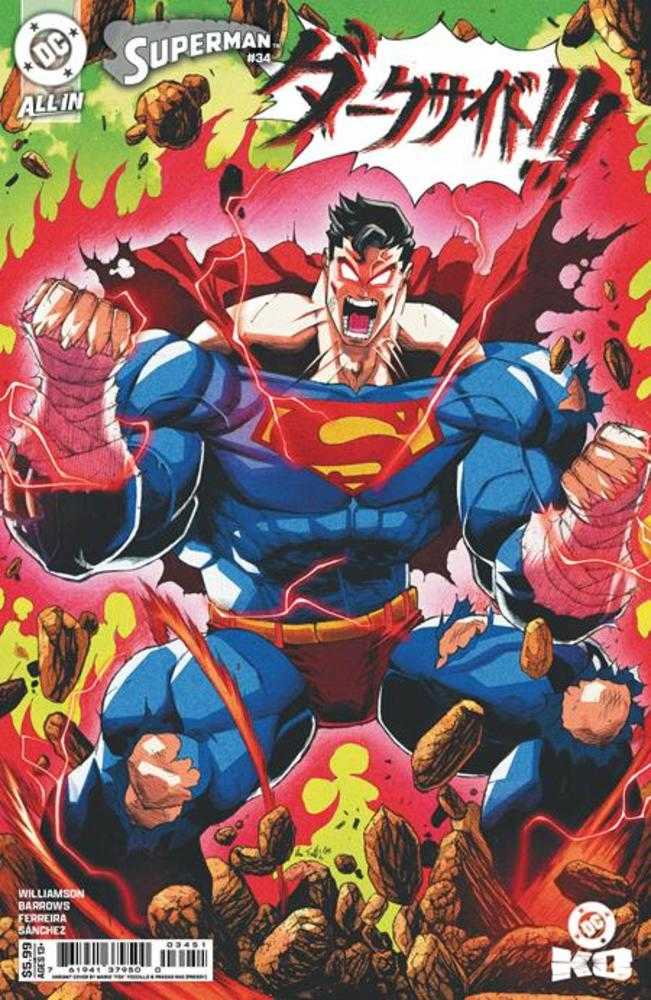 Superman (2023) #34 Cover E Mario Foccillo Card Stock Variant (DC K.O.)