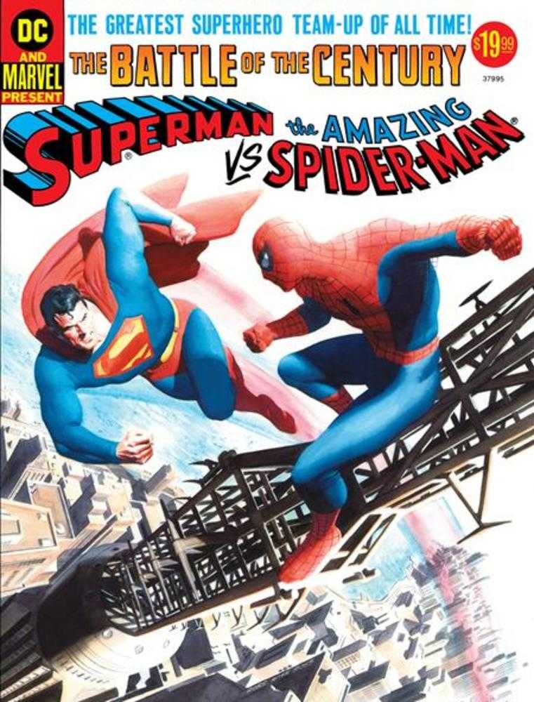 Superman vs The Amazing Spider-Man #1 50th Anniversary Treasury Edition Facsimile Cover B Alex Ross Variant
