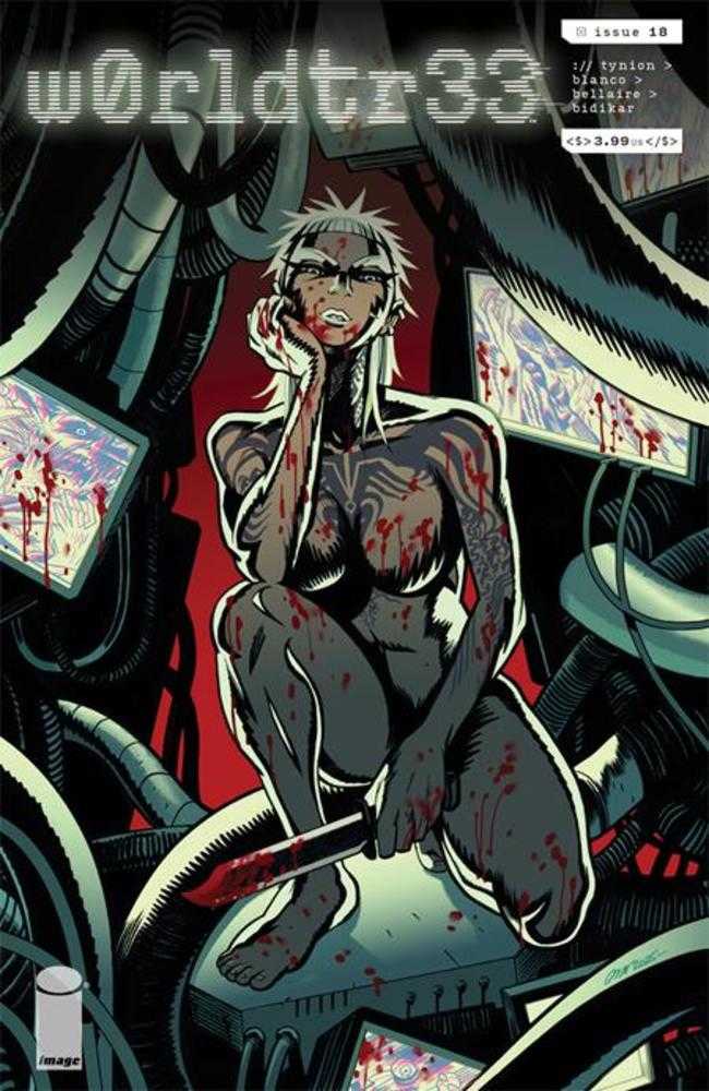 W0rldtr33 #18 Cover B (1:10) Dylan Burnett Variant (Mature)