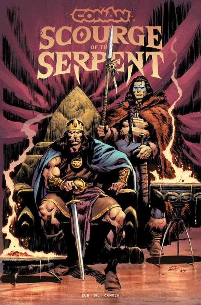 Conan The Barbarian Scourge Of The Serpent #1 4 Pack (Mature) Limited To 800 Copies