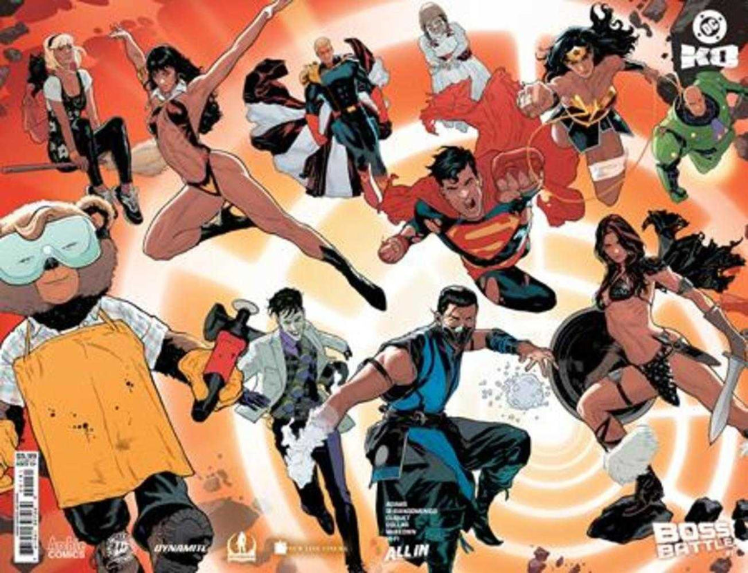 DC K.O. Boss Battle #1 (One Shot) Cover E Jeff Spokes Wraparound Card Stock Variant <OFC>