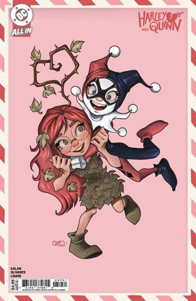 Harley Quinn (2021) #59 Cover E Chrissie Zullo Valentines Day Card Stock Variant