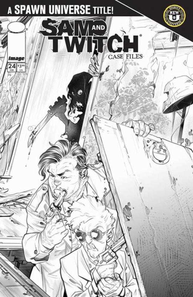 Sam And Twitch Case Files (2024) #24 Cover B Ig Guara Black & White Variant
