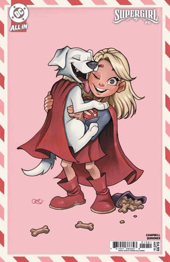 Supergirl (2025) #10 Cover E Chrissie Zullo Valentines Day Card Stock Variant